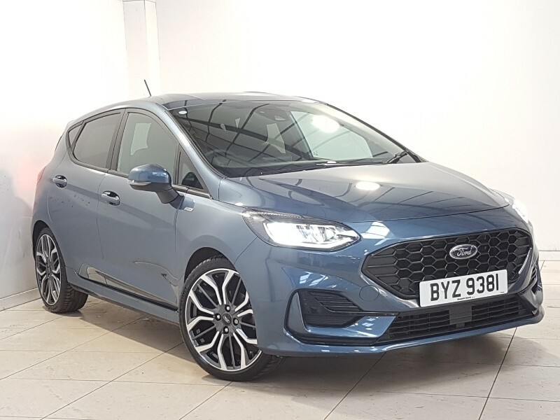 Compare Ford Fiesta 1.0 Ecoboost St-line X BYZ9381 Blue