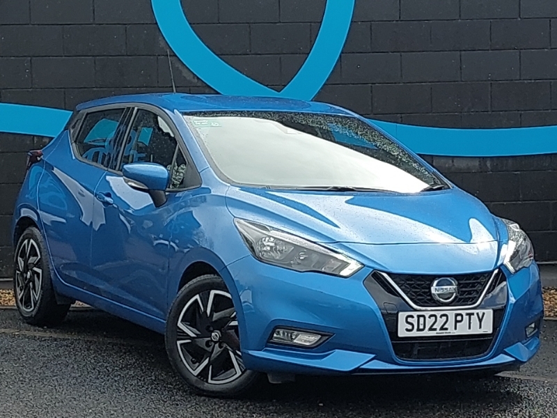 Compare Nissan Micra 1.0 Ig-t 92 Acenta Cvt Vision Pack SD22PTY Blue