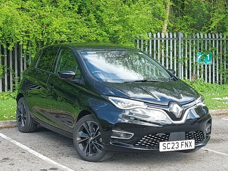 Compare Renault Zoe 100Kw Iconic R135 50Kwh Boost Charge SC23FNX Black