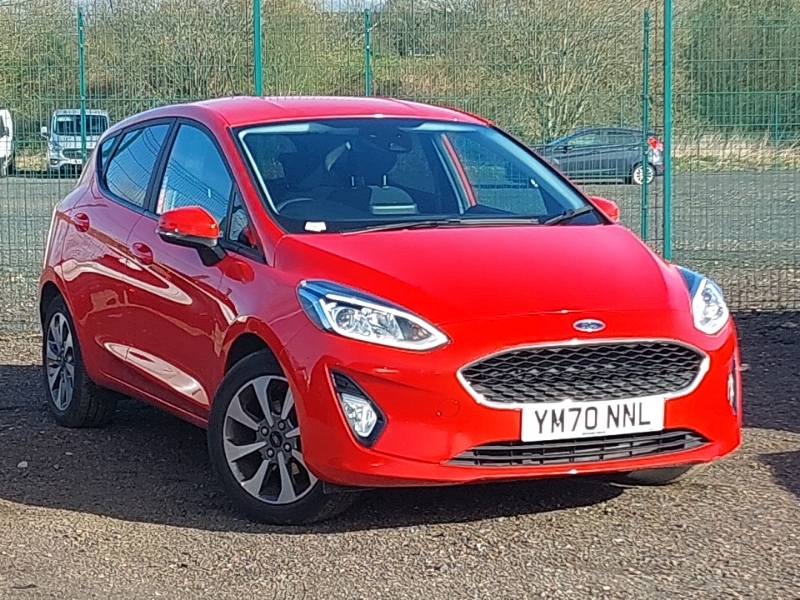 Compare Ford Fiesta 1.0 Ecoboost Hybrid Mhev 125 Trend YM70NNL Red