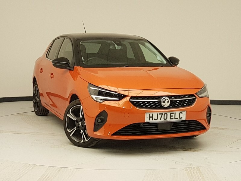 Compare Vauxhall Corsa 1.2 Turbo Elite Nav Premium HJ70ELC Orange