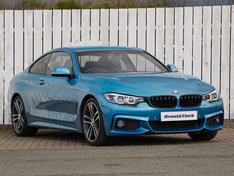 Compare BMW 4 Series 420I M Sport Professional Media SM18CLJ Blue