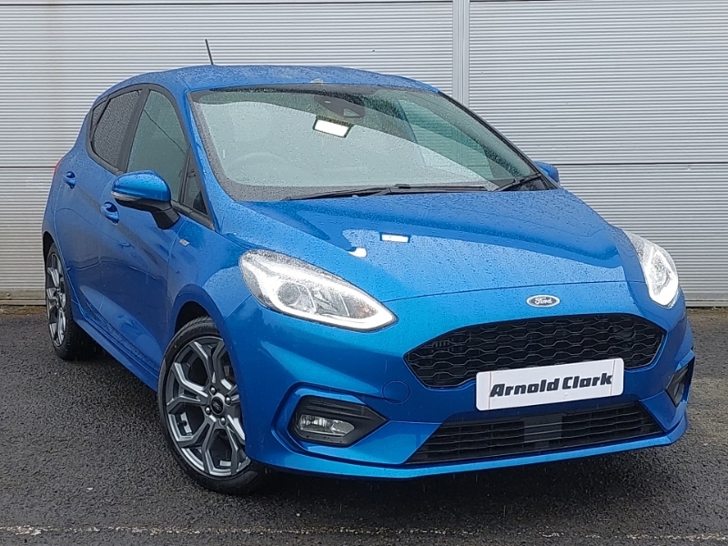 Compare Ford Fiesta 1.0 Ecoboost Hybrid Mhev 125 St-line Edition OXZ8942 Blue