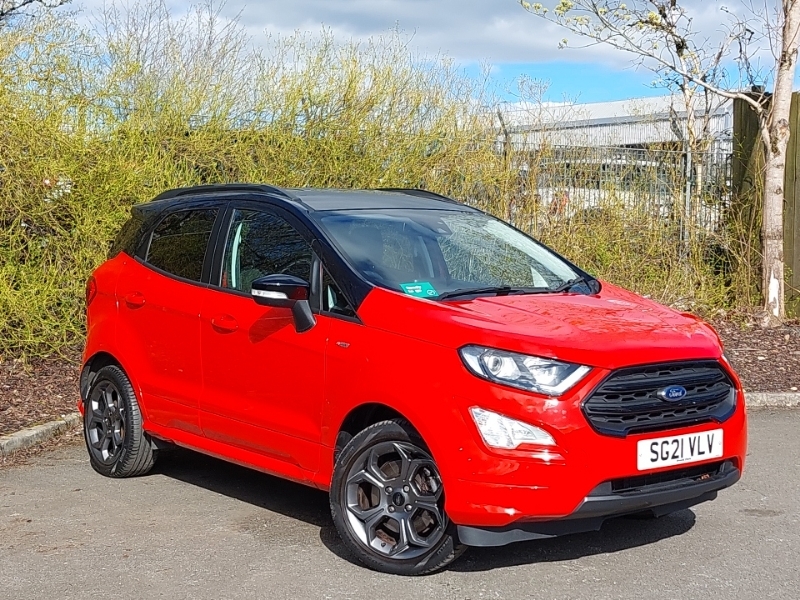 Compare Ford Ecosport 1.0 Ecoboost 125 St-line SG21VLV Red