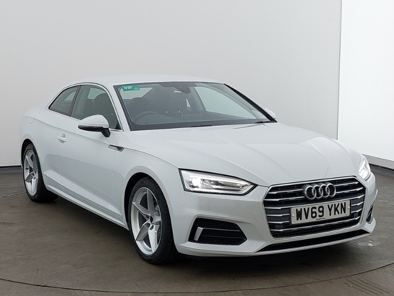 Compare Audi A5 40 Tfsi Sport S Tronic Tech Pack WV69YKN White