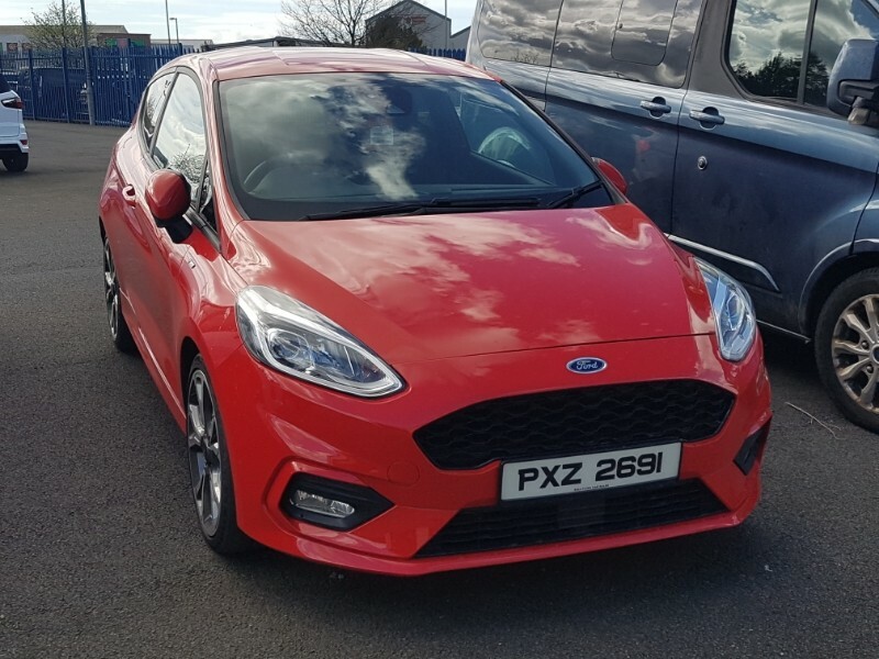 Compare Ford Fiesta 1.0 Ecoboost 125 St-line X Edn 7 Speed PXZ2691 Red