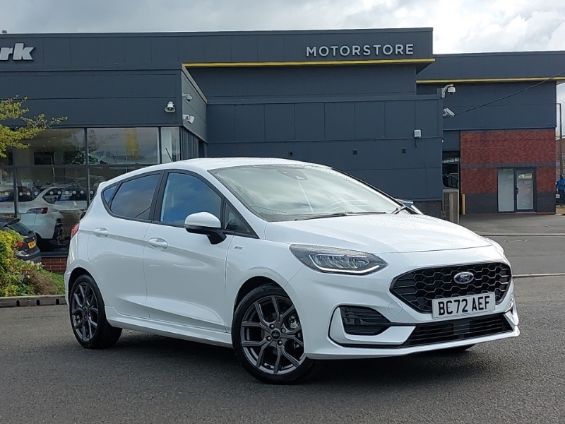 Compare Ford Fiesta 1.0 Ecoboost Hybrid Mhev 125 St-line BC72AEF White