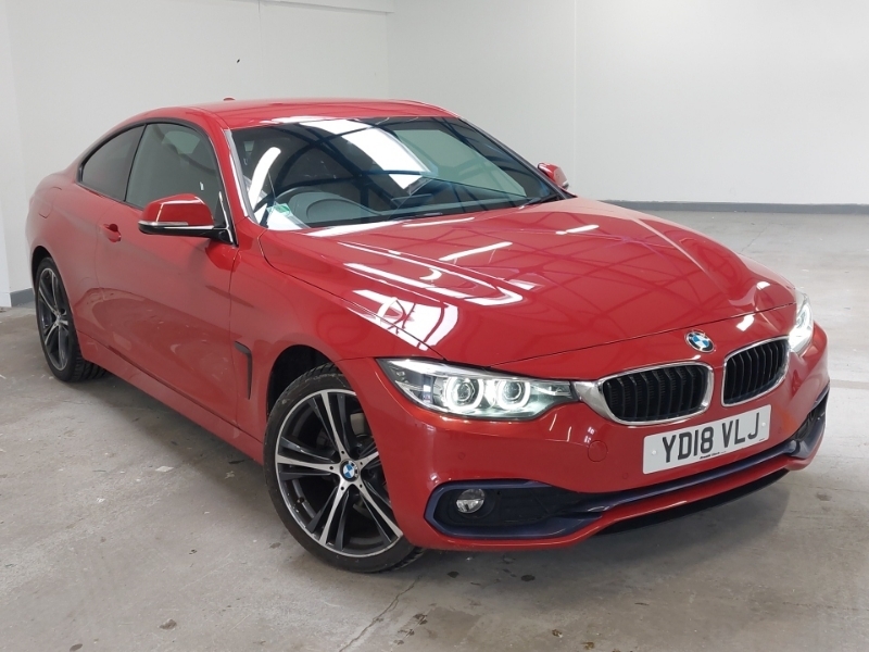 Compare BMW 4 Series 420D 190 Xdrive Sport Business Media YD18VLJ Red