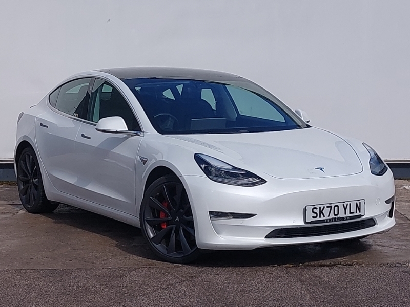 Compare Tesla Model 3 Performance Awd Performance Upgrade SK70YLN White