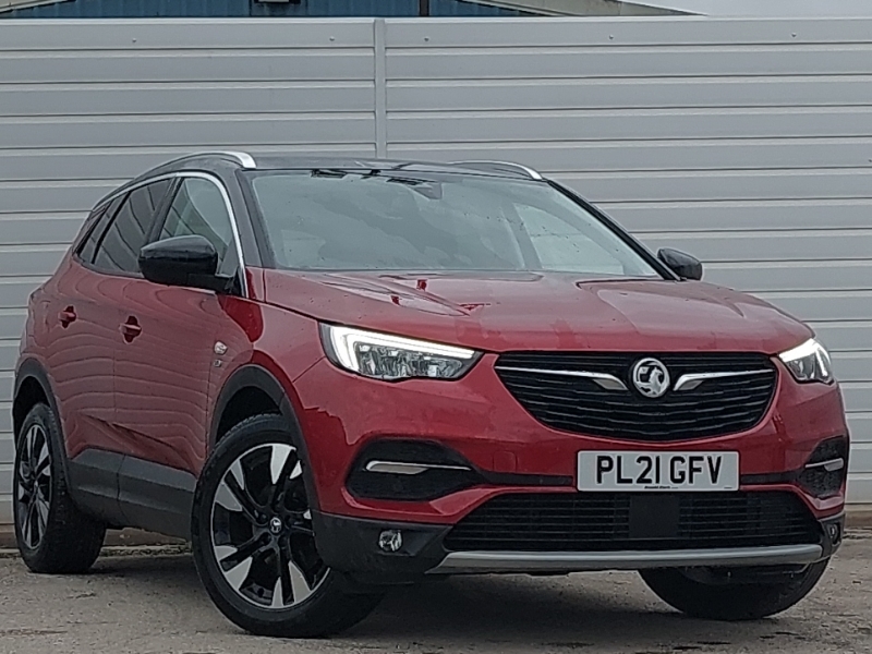 Compare Vauxhall Grandland X 1.2 Turbo Griffin Edition PL21GFV Red