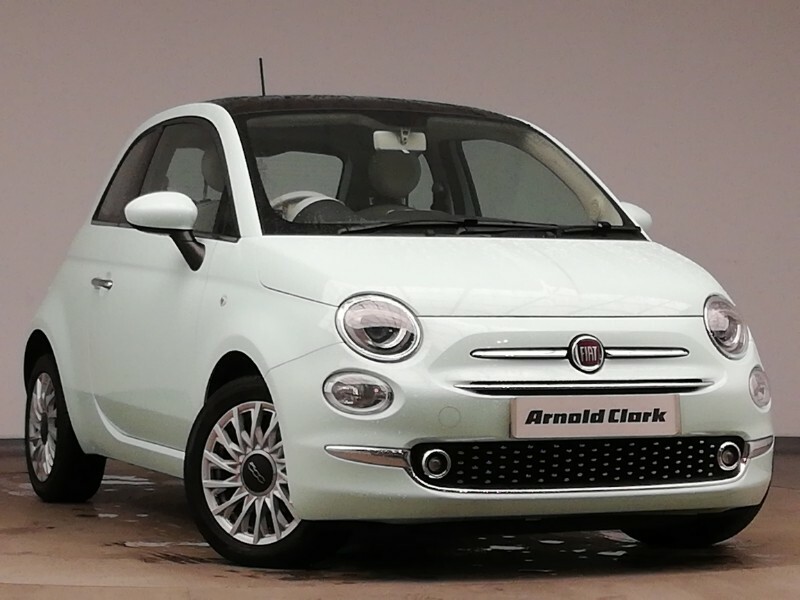 Compare Fiat 500 1.2 Lounge YP67LUB Green