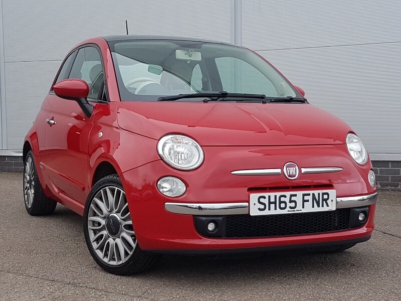 Compare Fiat 500 1.2 Lounge Start Stop SH65FNR Red