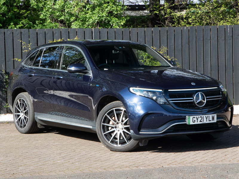 Compare Mercedes-Benz EQC Eqc 400 300Kw Amg Line 80Kwh GY21YLW Blue