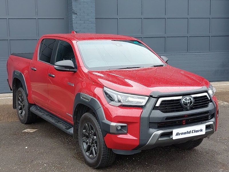 Compare Toyota HILUX Invincible X Dcab Pick Up 2.8 D-4d SK73FPU Red