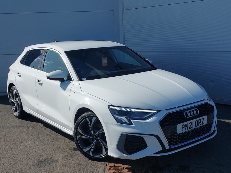 Compare Audi A3 35 Tfsi S Line S Tronic PN21ORZ White