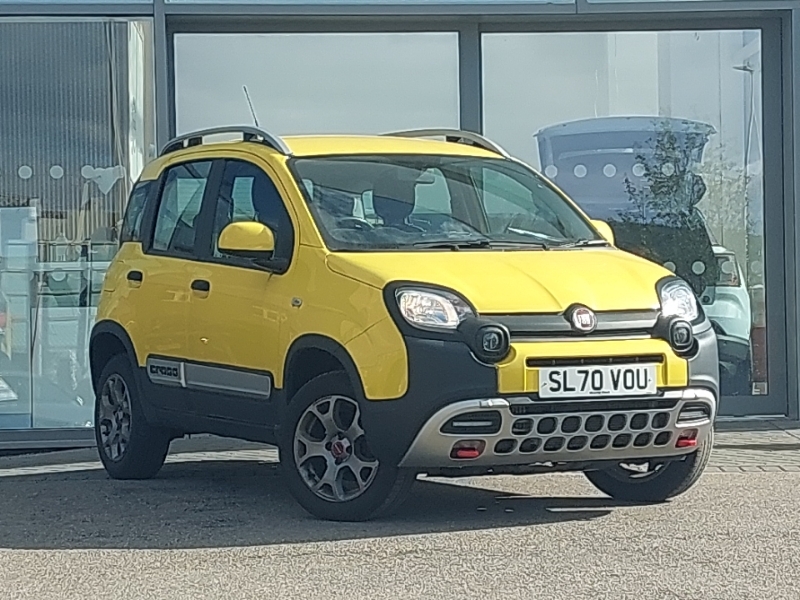Compare Fiat Panda 0.9 Twinair 85 Cross 4X4 SL70VOU Yellow