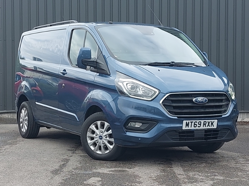 Compare Ford Transit Custom 2.0 Ecoblue 130Ps Low Roof Limited Van MT69RXK Blue