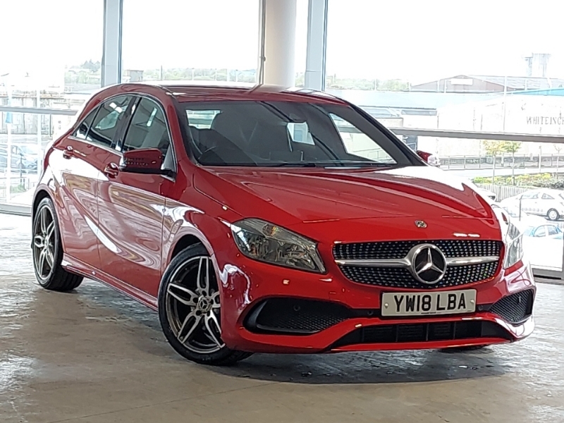 Compare Mercedes-Benz A Class A 200 D Amg Line Executive YW18LBA Red