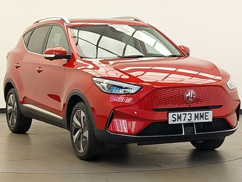 Compare MG ZS 115Kw Trophy Connect Ev Long Range73kwh SM73MME Red