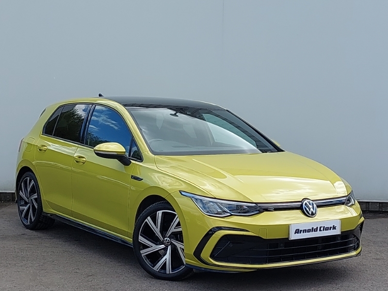 Volkswagen Golf R-line Etsi Dsg Yellow #1