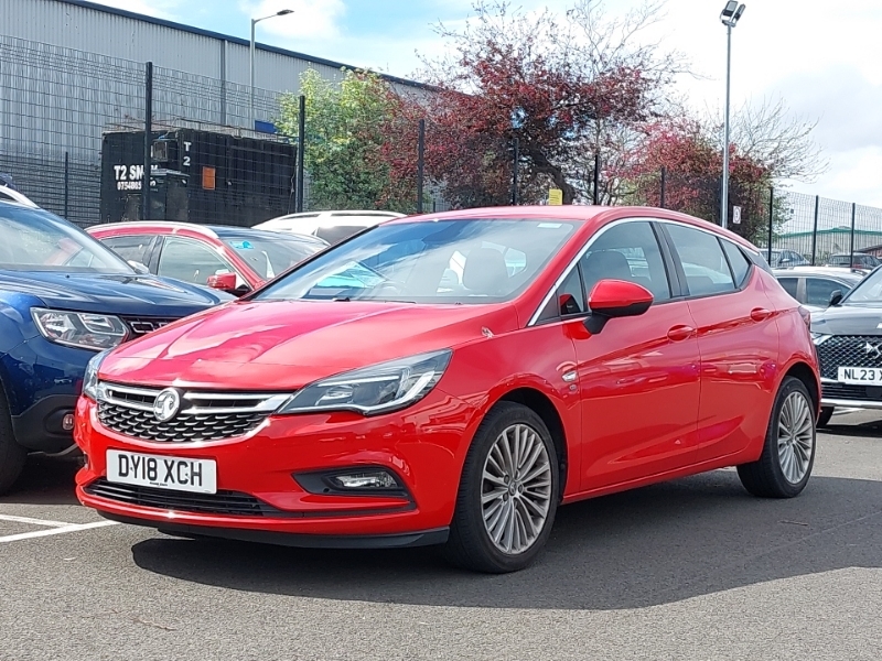 Compare Vauxhall Astra 1.4T 16V 150 Elite DY18XCH Red
