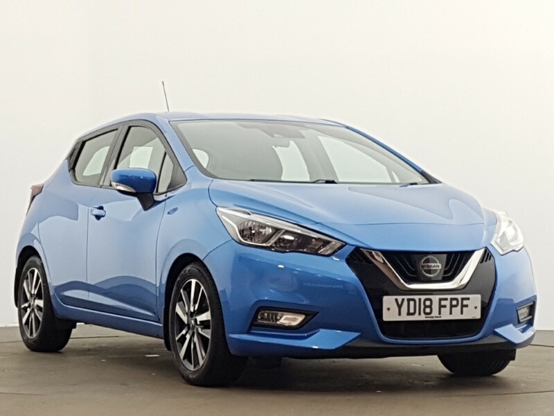 Compare Nissan Micra Ig-t Acenta YD18FPF Blue