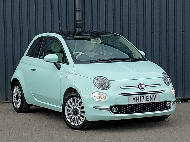 Compare Fiat 500 1.2 Lounge YH17ENV Green