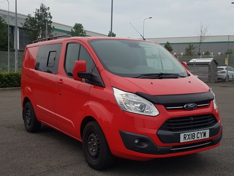 Compare Ford Transit Custom 2.0 Tdci 130Ps Low Roof Limited Van RX18CYW Red