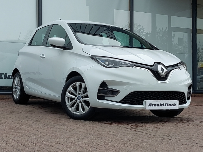 Compare Renault Zoe 80Kw I Iconic R110 50Kwh Rapid Charge SJ20OEZ White