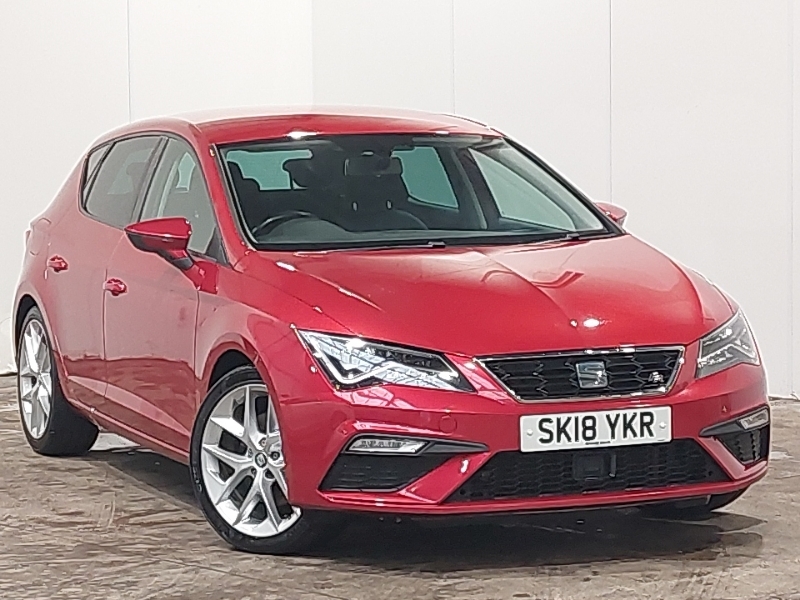 Compare Seat Leon 2.0 Tdi 184 Fr Technology SK18YKR Red