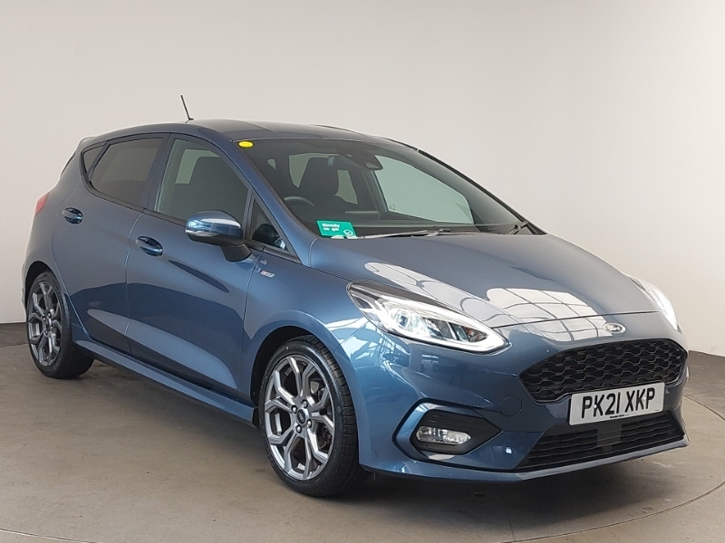 Compare Ford Fiesta 1.0 Ecoboost 95 St-line Edition PK21XKP Blue