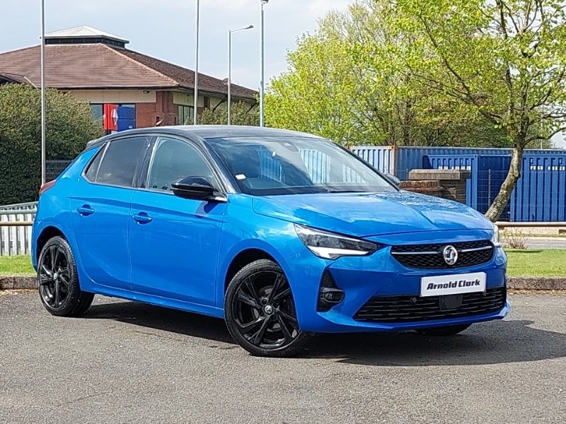 Compare Vauxhall Corsa 1.2 Turbo Sri Nav Premium OE21VZU Blue