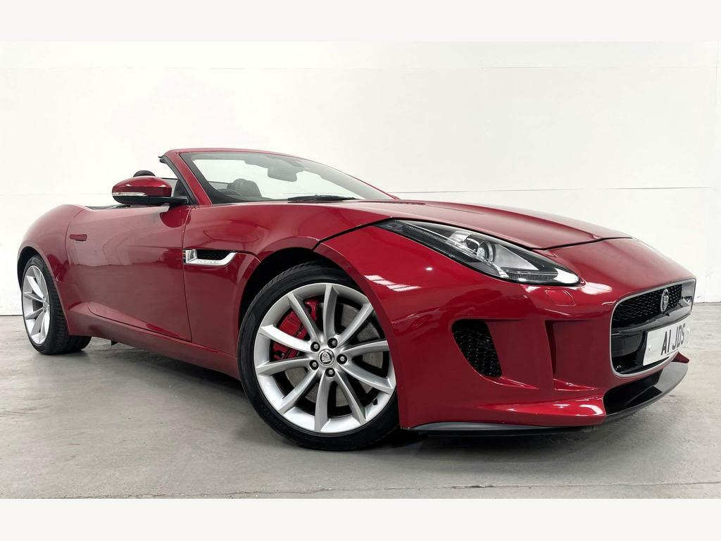 Compare Jaguar F-Type V6 S Euro 5 Ss  Red