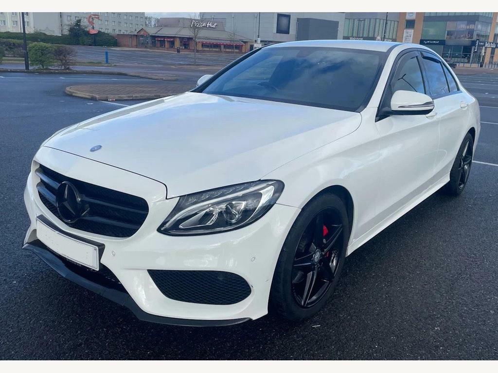 Compare Mercedes-Benz C Class 2.1 C220d Amg Line G-tronic Euro 6 Ss  White