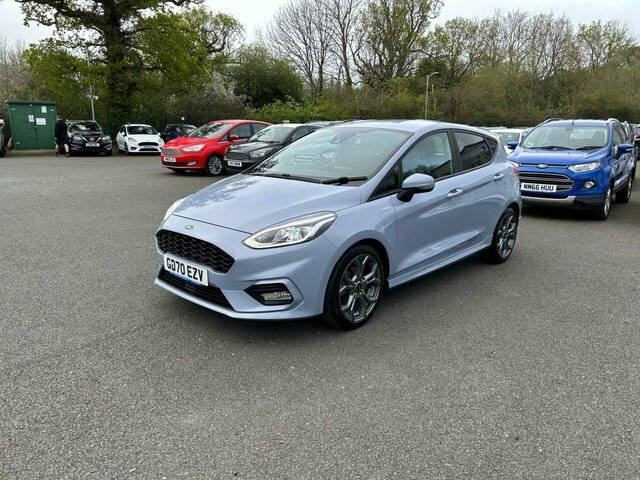 Compare Ford Fiesta 1.0 St-line Edition Ecoboost Mhev 125Ps GD70EZV Blue