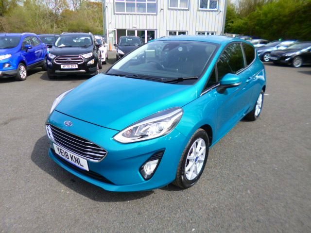Compare Ford Fiesta 1.0 Zetec Ecoboost 100Ps YE18KNL Blue