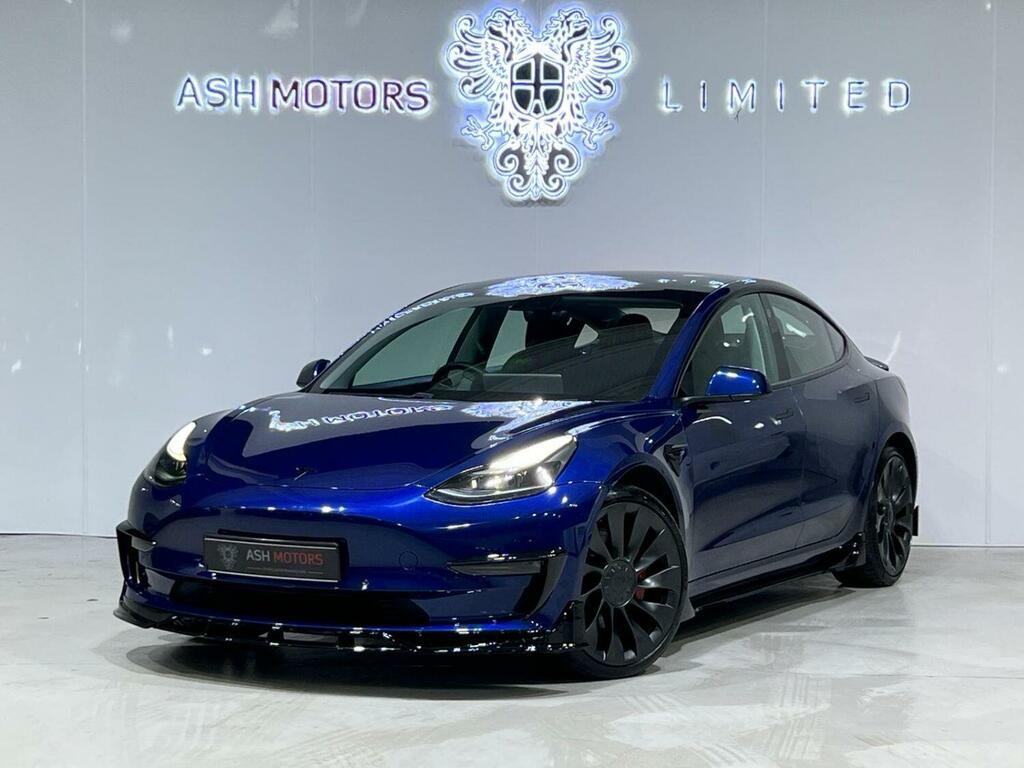 Compare Tesla Model 3 Dual Motor AK70TEO Blue