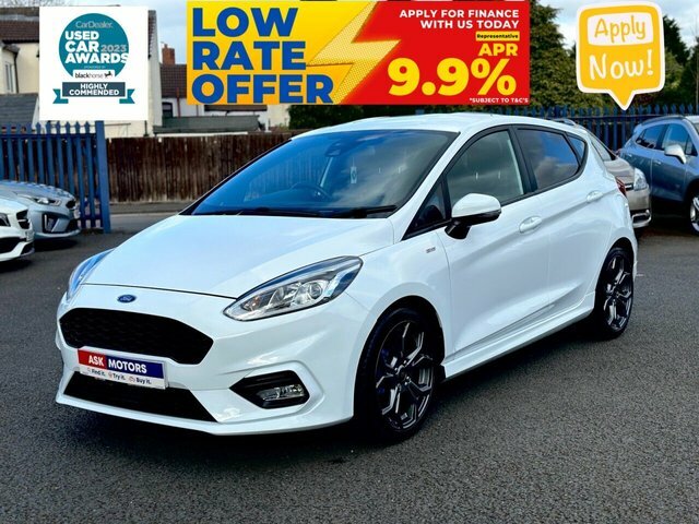 Compare Ford Fiesta 1.0 St-line 99 Bhp One Reg Kep Service History YK19BGD White