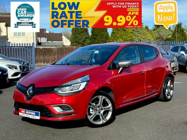 Compare Renault Clio 0.9 Gt Line Tce 89 Bhp 12 Months Mot Flame Red HV68WKH Red
