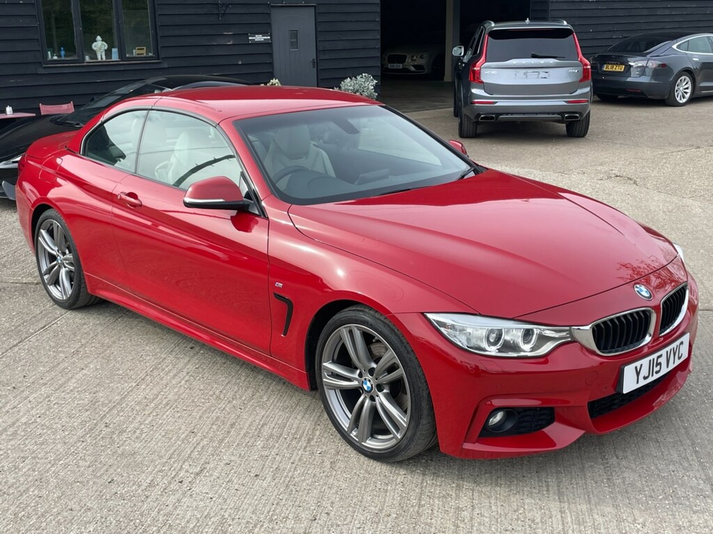 Compare BMW 4 Series 420D M Sport YJ15VYC Red