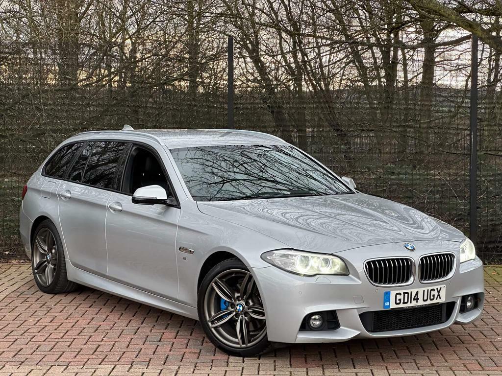 Compare BMW 5 Series 2.0 520D M Sport Touring Euro 6 Ss GD14UGX Silver