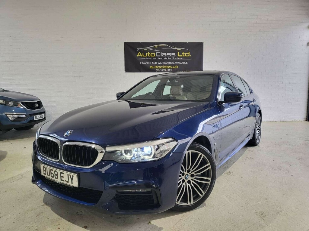 BMW 5 Series 2.0 530E M Blue #1