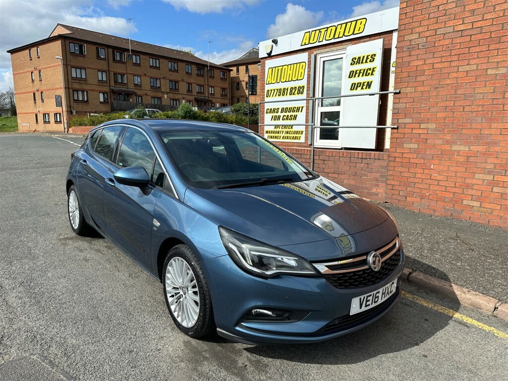 Compare Vauxhall Astra 1.6 Cdti Blueinjection Elite Nav Euro 6 Ss VE16HXC Blue