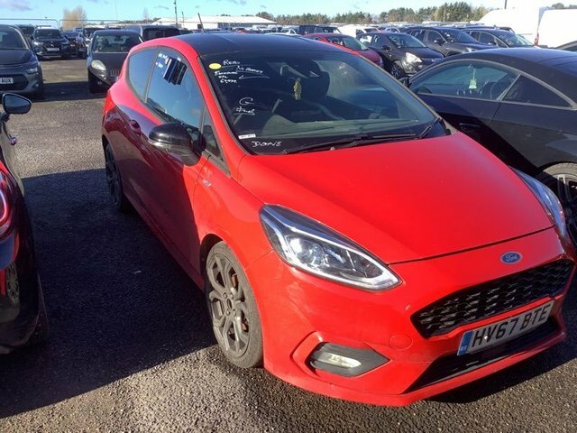 Compare Ford Fiesta 1.0 St-line 138 Bhp HV67BTE Red