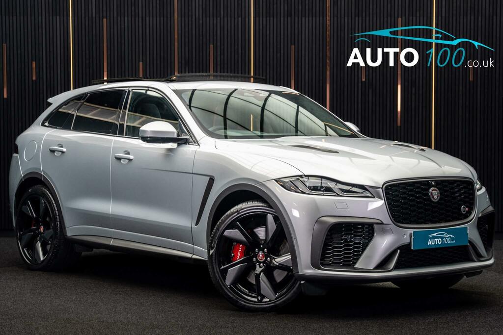 Compare Jaguar F-Pace 5.0 P550 V8 Svr Quickshift Awd Euro 6 Ss YC21TZG Silver