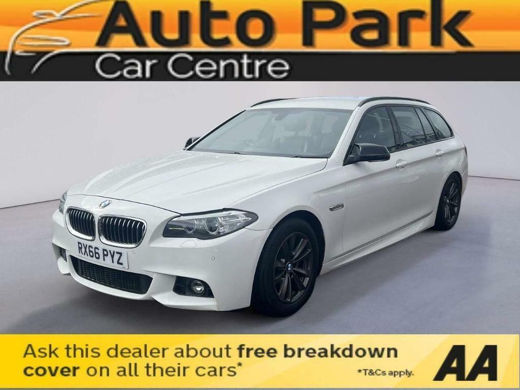 Compare BMW 5 Series 2.0 520D M Sport Touring Euro 6 Ss RX66PYZ White