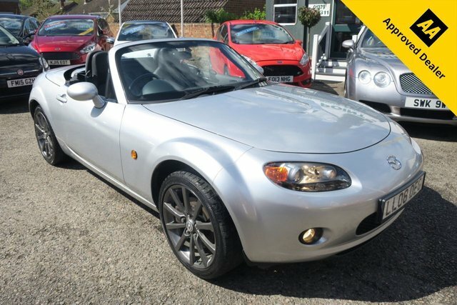 Compare Mazda MX-5 2008 2.0 I Roadster Coupe Sport 160 Bhp 1 Owner LL08OEG Silver
