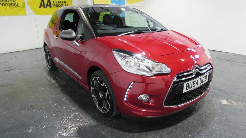 Compare Citroen DS3 1.6 Dstyle Plus 120 Air Conditioning-bluetooth BU64UCB Red