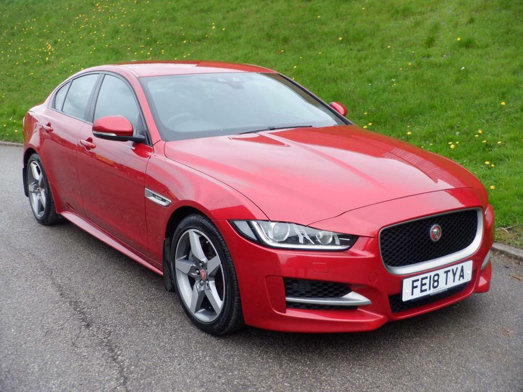 Compare Jaguar XE 2.0I R-sport Euro 6 Ss FE18TYA Red