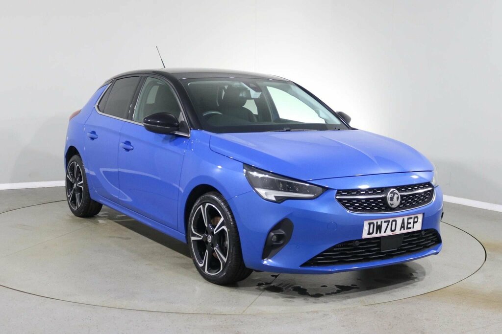 Compare Vauxhall Corsa Elite Nav Premium DW70AEP Blue